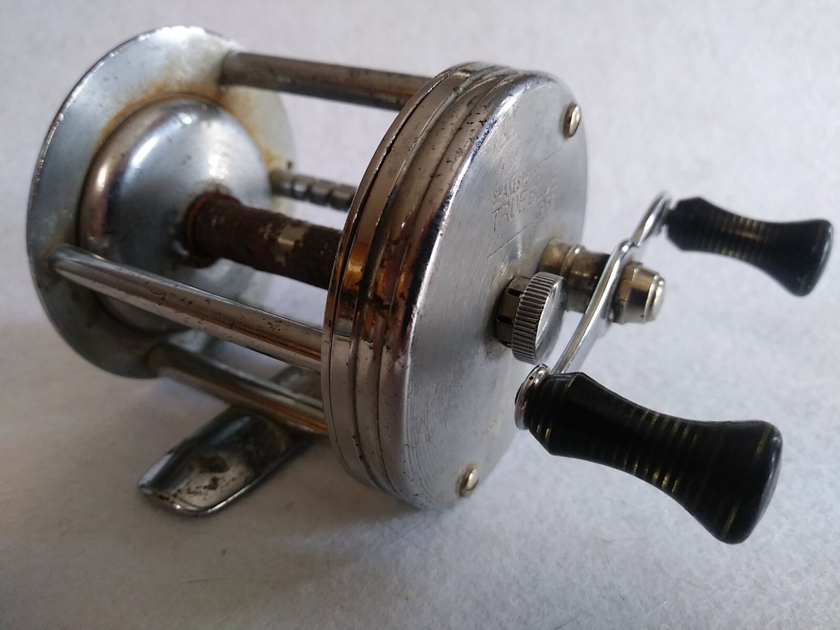 Vieux Moulinet Pêche Shakespeare True Blue 1956 Modèle FK - Baitcast Vintage