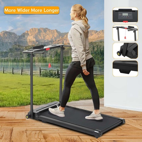 Bieżnia elektryczna Składane pod biurko Bieganie i chodzenie Domowa maszyna fitness - Zdjęcie 19 z 22