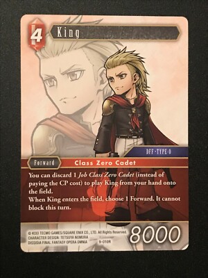 Final Fantasy TCG: Opus 9 - King 9-010R - Rare - Fire