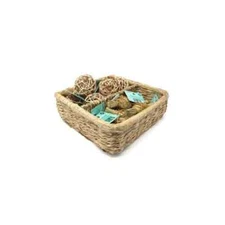 New ENRICHED LIFE HAY WRAP RATTAN BALL BASKET rabbit guinea pig natural chewing