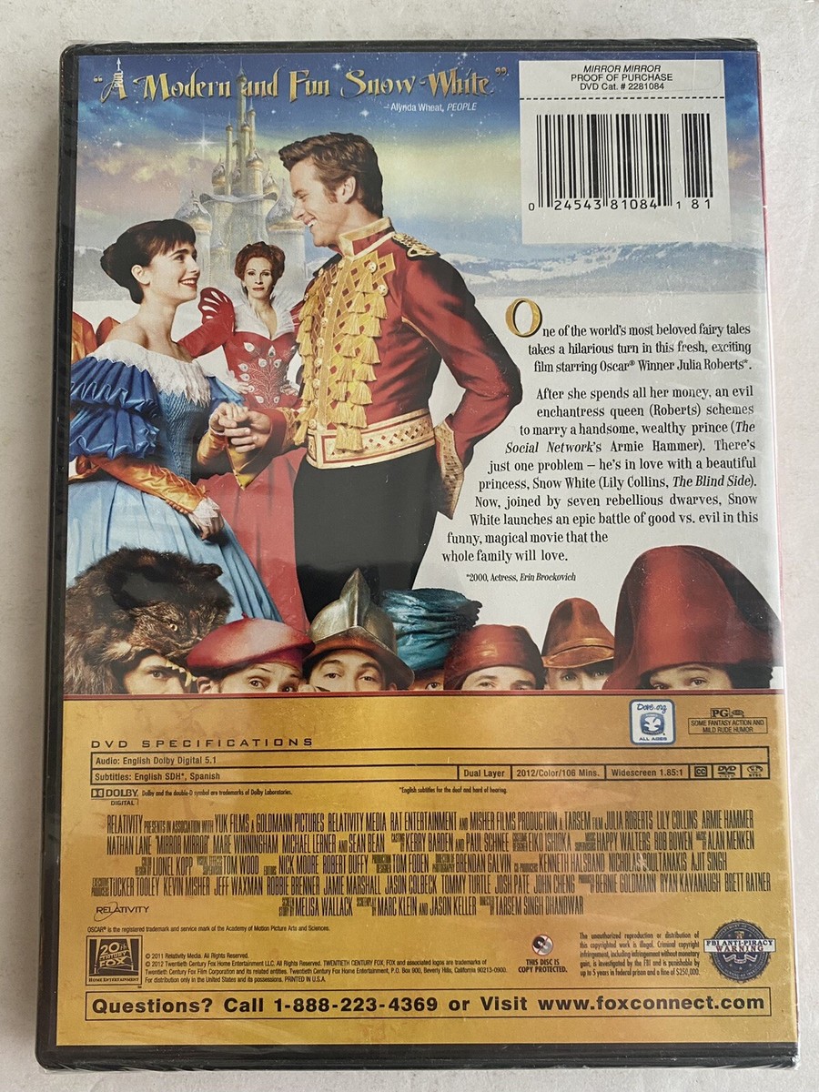 NEW SEALED Mirror, Mirror: The Snow White Legend (DVD, 2012) Julia