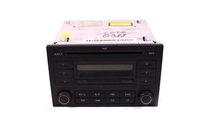 CD Autoradio VW Bus Polo 9N Fox 5Z RCD 200 Polo GP MP3 BVX 6Q0035152 E + Code - Bild 1 von 2