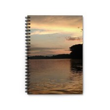Beautiful Scenic Sunrise Spiral Notebook - Ruled Line