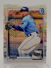 2020 Bowman Chrome Mega Box Wander Franco BCP-163 Tampa Bay Rays Mojo Refractor 