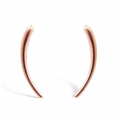 925 Sterling Silver Ear Crawler Cuff Earrings   Ear Climber Jacket Studs in...