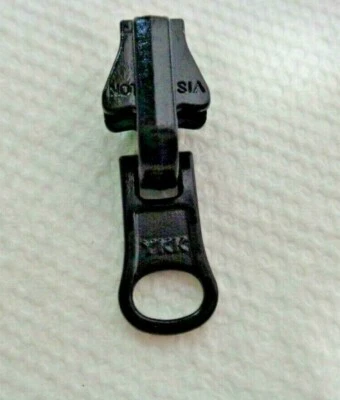 One #5VS Black Reversible Slider w/one Tab Pull for Vislon zipper YKK New