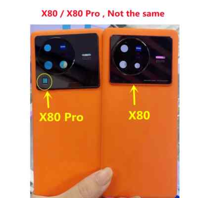 For Vivo X80 Pro V2185A V2145 Housing Back Cover Battery Back Door