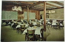 Vintage Ungers Angus House Restaurant Virginia Chrome Postcard Unposted