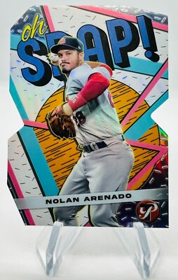 2023 Topps Pristine Oh Snap! Die-Cut Refractor Nolan Arenado Cardinals #OS-15