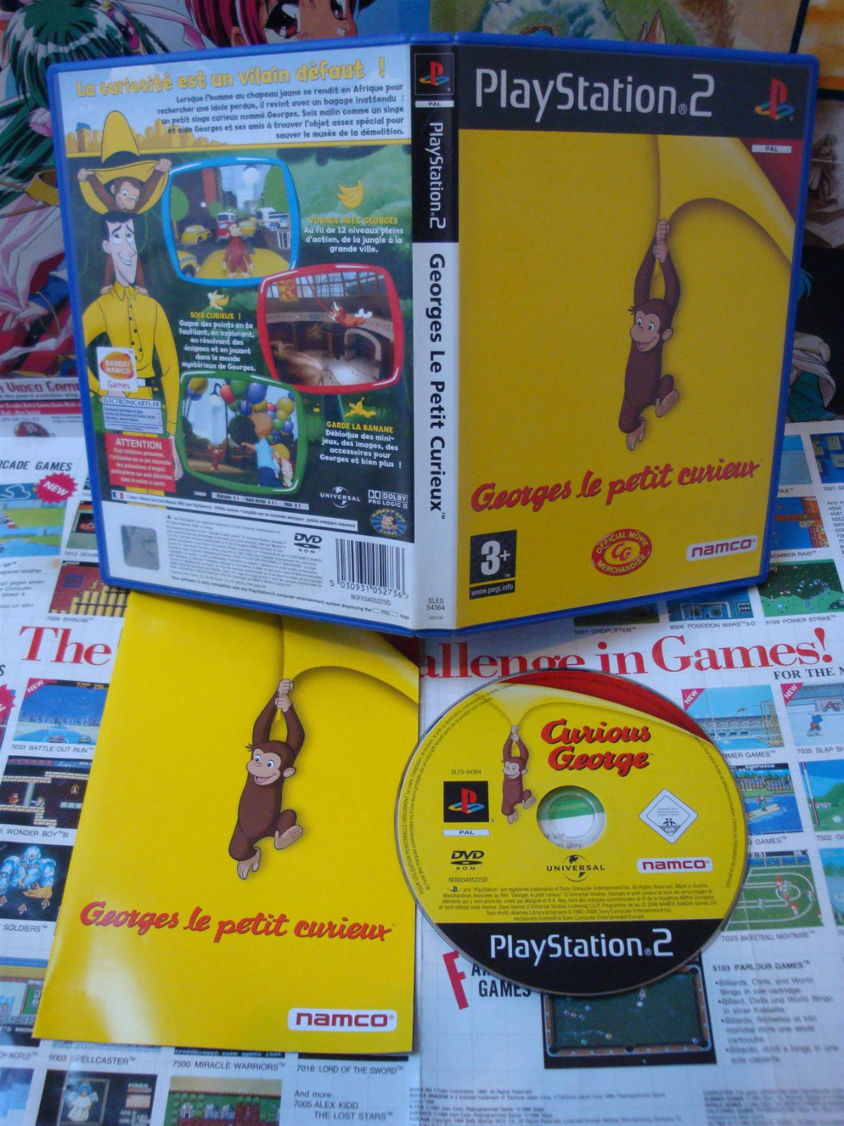 Playstation 2 PS2: Georges le Petit Curieux [TOP & 1ERE EDITION] Fr