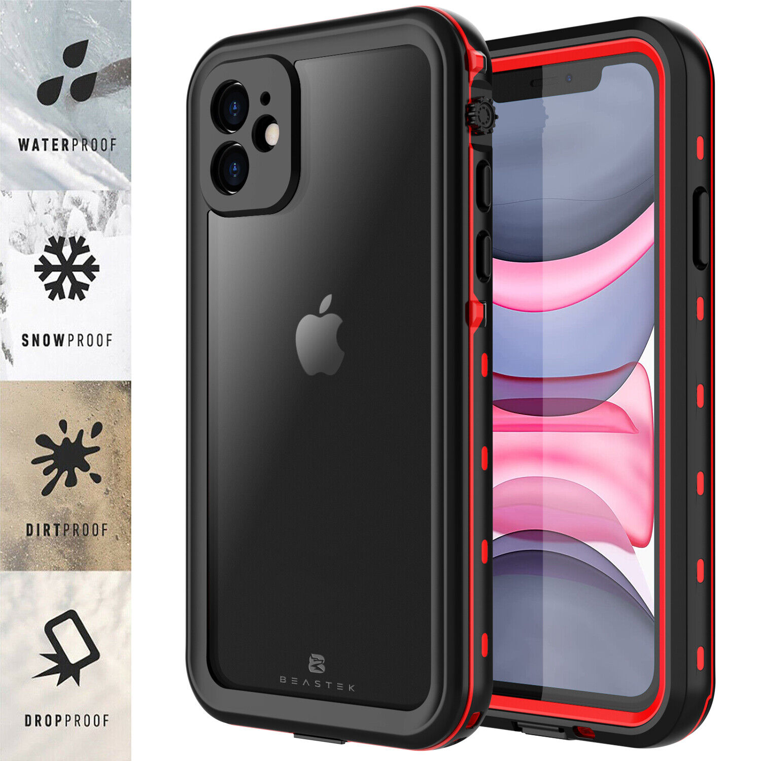 Waterproof Case For iPhone 11 / 11 Pro Max Life Shockproof with Screen  Protector