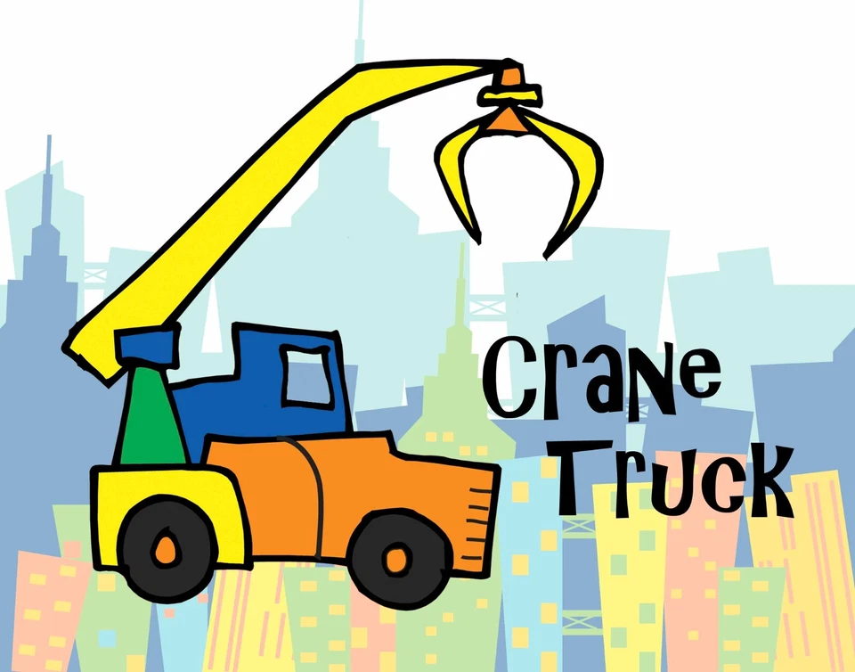 Мальчик детская спальня искусства: работа грузовики и тракторы - набор из четырех 8 "на 10" печати. - Изображение 2 из 4