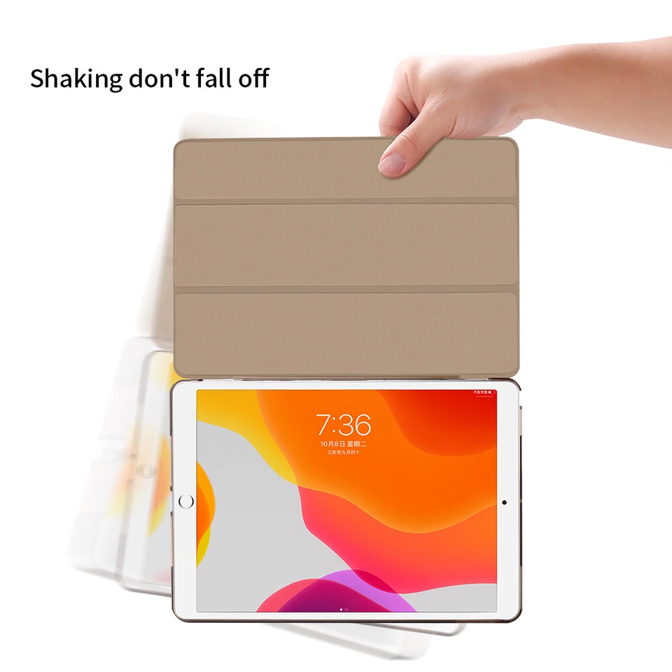 Schutzhülle Hülle für iPad 7/8/9 (2021/2020/2019) 10.2" +9H Glas Stifthalter - Bild 3 von 4