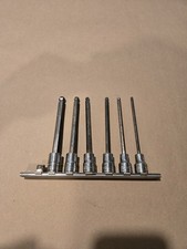 Snap On 38 Drive 532-38 Sae Long Ball Hex Bit Driver Socket Set Usa 206efabl Snap On 38 Drive 532-38 Sae Long Ball Hex Bit Driver Socket Set Usa 206efabl