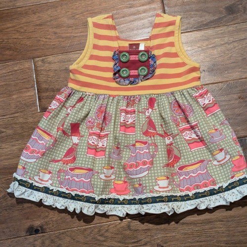 Matilda Jane size 4 girl Sailor Sara Character Counts top