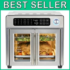 Extra-Large 26QT Stainless Steel Air Fryer Oven