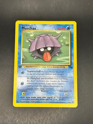 Shellder 54/62 Common Fossil Pokemon Unlimited Lightly Played DE