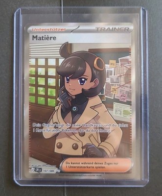 Pokémon Wachsendes Chaos | Matiere 107/086 | Trainer Full-Art Ultra Rare | NM DE