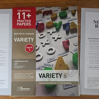 11+ Practice Papers, Variety Pack 6 (Multiple Choice): English Test 6, Maths...