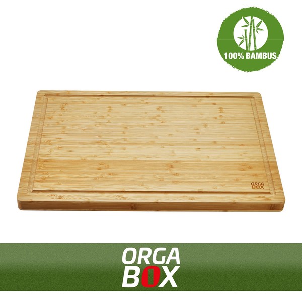 Bambus Schneidebrett KüChenbrett Servierbrett Back-Brett Holz GeöLt ORGA-BOX-image