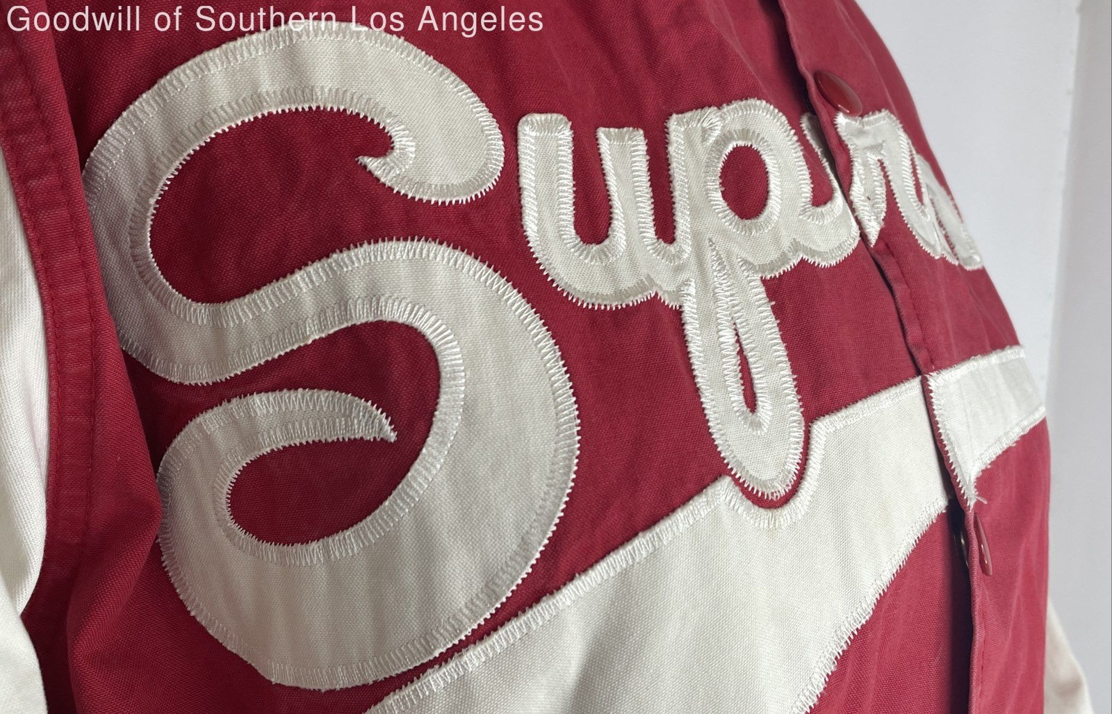 Supreme Varsity Red Jacket - Size XL thumbnail 4