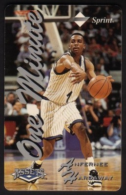 Collectible Phone Card Anfernee Hardaway 1995 Minute Assets Series #2 (03/31/96)