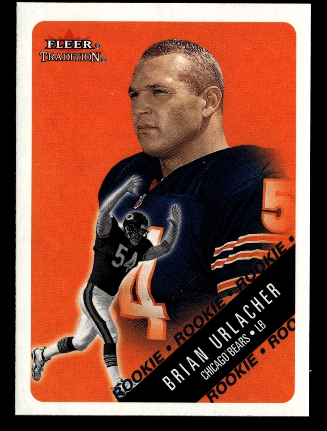 Brian Urlacher Fleer #309 Glossy