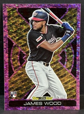 2025 Topps Update Baseball MLB Nationals RC James Wood Black Gold