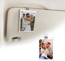 Gift for Boyfriend Husband Car Picture Holder Visor Photo