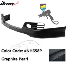 Fits 06-08 Acura Tsx Front Bumper Lip Euro-r Style Chin Spoiler Nh658p Graphite