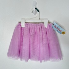 Cat  Jack Girls Tulle Skirt 4T Pink Layered Tutu Elastic Waist NWT Ballet
