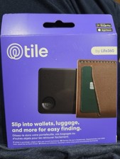 TILE BY LIFE 360 SLIM WALLET FINDER BLUETOOTH LUGGAGE TRACKER ITEM LOCATOR TAGS