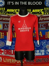 4.5/5 Bayern Munich adults S 34" 1978 retro football shirt jersey trikot soccer