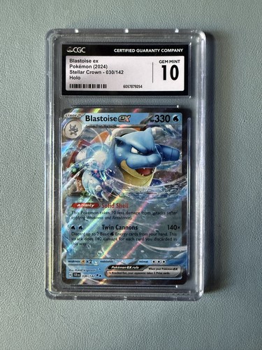 Blastoise ex graded CGC 10 for sale on eBay