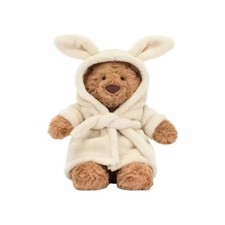 Jellycat Bathrobe Bartholomew Bear NWT-Birthday Gift Cute Toys