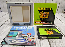 Bustout 1981 Tandy TRS-80 Color Computer Cart No 26-3056 w/ Manual, Box, Catalog