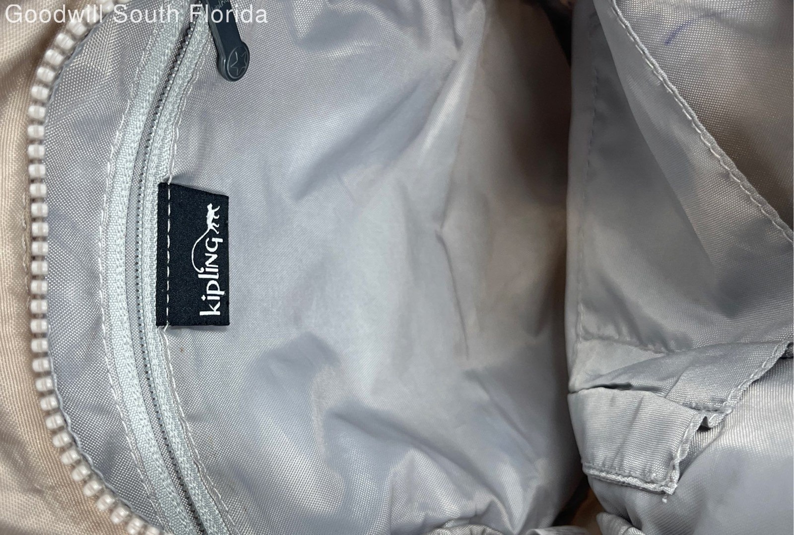 Kipling Womens Brown Logo Patch Outer Pocket Adju… - image 4