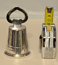 RARE NAPIER SILVERPLATE RECIPE JIGGER /BELL /BOTTLE OPENER  4 MARTINI MANHATTAN