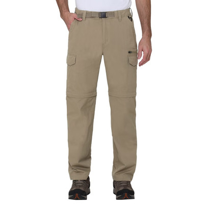 BC Clothing Men s Convertible Cargo Pants Outdoor Hiking Zip-Off Shorts Stretch