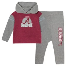 Girls Toddler Alabama Crimson Tide Clubhouse-Pullover Hoodie and Legging Set