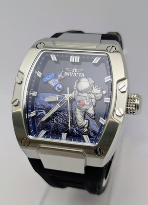 Invicta S1 Rally Moonlander Men's Watch - 43mm. Black   Astronaut  