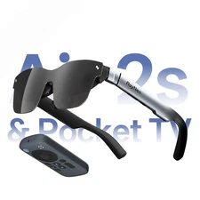 RayNeo Air 2s XR Glasses and Pocket TV Bundle  (New）