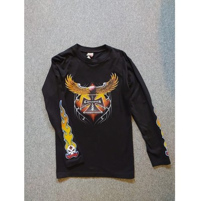 Longsleeve Choppers Adler Schwarz