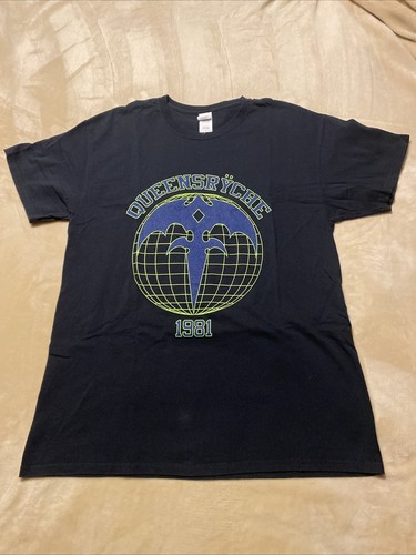 2019 Queensryche Tour Shirt Mens Large Geoff Tate Fates Warning Armored Saint