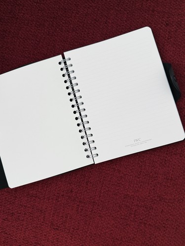 IWC Leather Notebook Journals Black, B5 Size 22.5*19 cm, 70 pages, Refillable - Picture 8 of 10