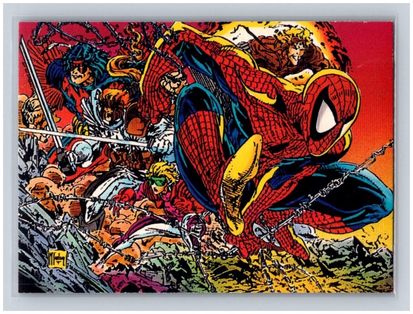1992 Spider-Man The McFarlane Era #85 X-Force Marvel Comic Images Trading Card