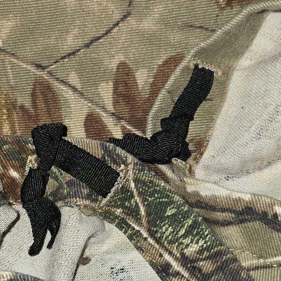 Mens 2x Realtree Remington Uninsulated Bib Overalls Drawstring Ankle Closure... - Image 4 of 4