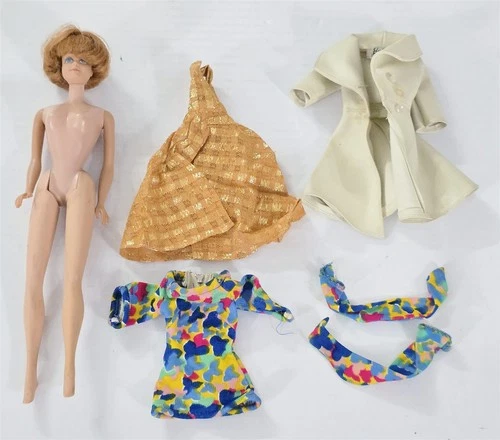 X-847 VINTAGE 1960'S MATTEL BARBIE TITIAN MIDGE BEND KNEE DOLL W TAGGED CLOTHING