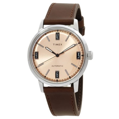 Timex Marlin Automatic Salmon Dial Men's Watch TW2W33800