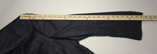 Canali Proposta C Mens Size 58R Silk/Wool Gray/Blue Check Blazer Made in Italy - Picture 12 of 19